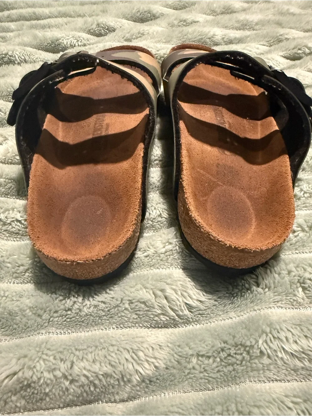 Camo Birkenstock Sandals size 32/1